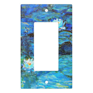 Claude Monet's Blue Water Lilies Light Switch Cover