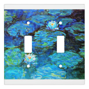 Claude Monet's Blue Water Lilies Light Switch Cover