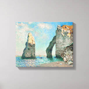 Claude Monet's Étretat Cliffs Canvas Print