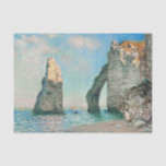 Claude Monet's Étretat Cliffs Tissue Paper<br><div class="desc">Étretat Cliffs, a masterpiece created by the renowned French Impressionist painter Claude Monet, captures the breathtaking natural beauty of the coastal cliffs in Étretat, Normandy, France. Painted during the late 19th century, Monet's Étretat Cliffs series is a testament to his fascination with capturing the ever-changing effects of light and atmosphere....</div>