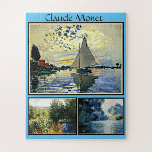 Claude Monet's famous paintings Jigsaw Puzzle