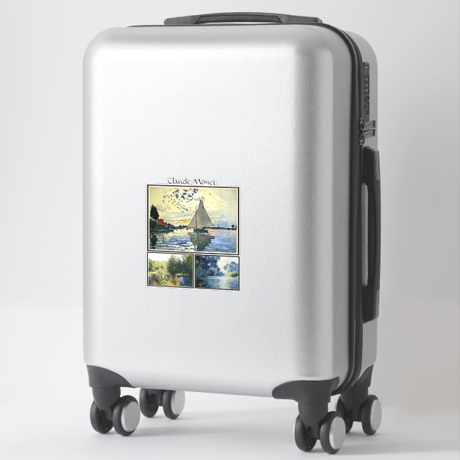 Claude Monet's famous paintings Sticker (Suitcase)