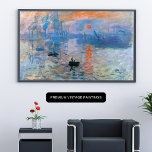 Claude Monet's Impression, Beauty of  Rising Son Poster<br><div class="desc">Captivated by Monet's mesmerizing brushstrokes that make colors dance on the canvas, reminiscent of the enchanting beauty of a sunrise. Discover the magic of Monet's masterpieces, where vibrant hues and delicate textures come together to create ethereal landscapes and evoke a sense of wonder. Join us on this artistic journey and...</div>