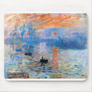 Claude Monet's Impression, Sunrise (1872) Mouse Pad