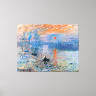 Claude Monet's Impression, Sunrise Canvas Print