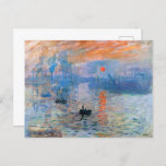 Claude Monet's Impression, Sunrise Postcard<br><div class="desc">Claude Monet's Impression,  Sunrise Postcard
Claude Monet's Impression,  Sunrise (1872)</div>