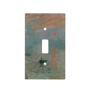 Claude Monet's Impression Sunrise (soleil levant) Light Switch Cover
