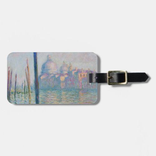 Claude Monets Le Grand Canal Luggage Tag