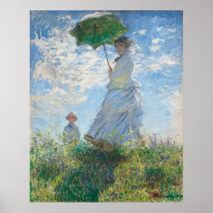 Claude Monet's Madame Monet and Her Son (1875) Poster