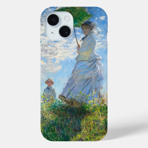 Claude Monets Madame Monet and Her Son iPhone 15 Case