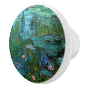 Claude Monet's Nymphéas Ceramic Knob