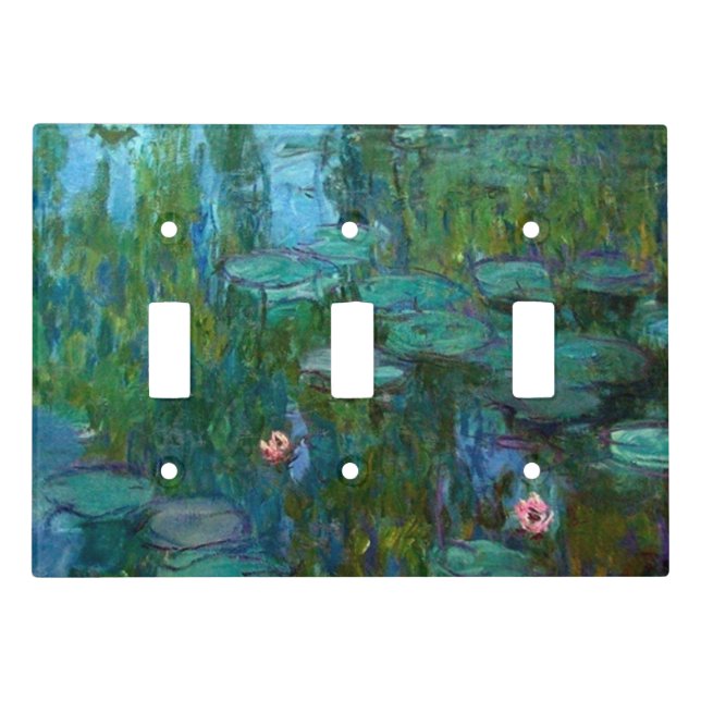 Claude Monet's Nymphéas Light Switch Cover (Front)