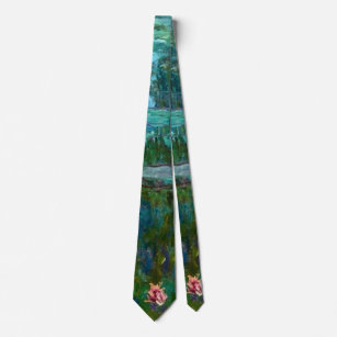 Claude Monet's Nymphéas Neck Tie
