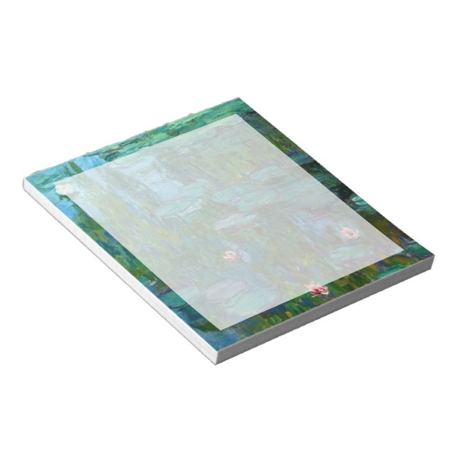 Claude Monet's Nymphéas Notepad (Angled)