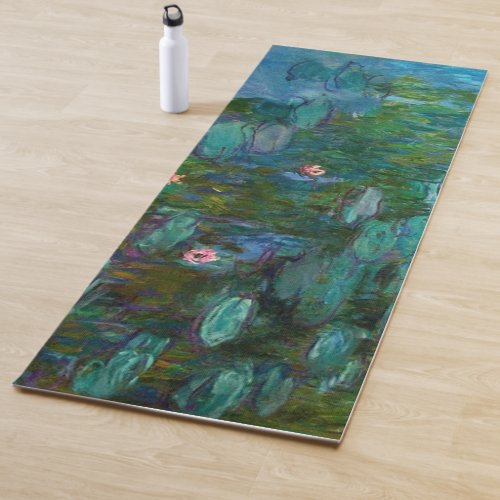 Claude Monets Nymphas Water Lilies Yoga Mat