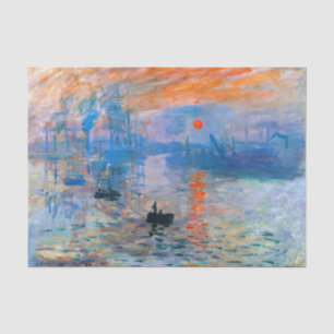 Claude Monet's Sunrise Tissue Paper