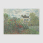 Claude Monet's The Artist's Garden in Argenteuil  Tissue Paper<br><div class="desc">Claude Monet's The Artist's Garden in Argenteuil</div>