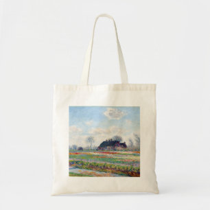 Claude Monet's Tulip Fields at Sassenheim (1886) Tote Bag