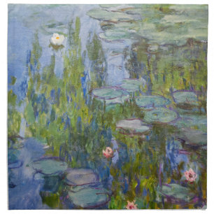 Claude Monet's Water Lilies (1915)  Cloth Napkin
