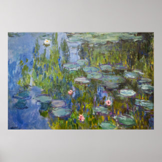 Claude Monet's Water Lilies (1915) Poster