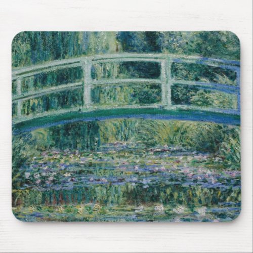 Claude Monets Water Lilies and Japanese Bridge Mouse Pad