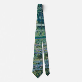 Claude Monet's Water Lilies and Japanese Bridge Tie