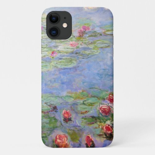 Claude Monets Water Lilies iPhone 11 Case