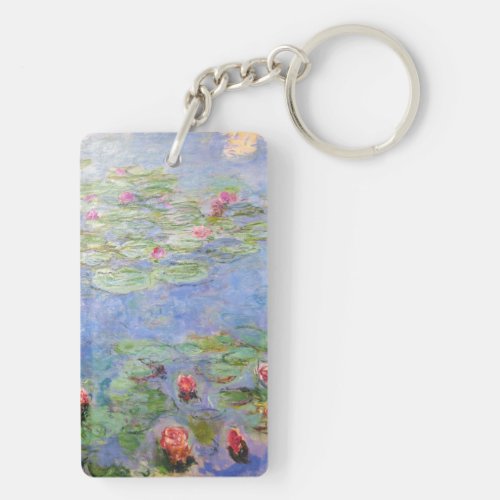 Claude Monets Water Lilies Keychain