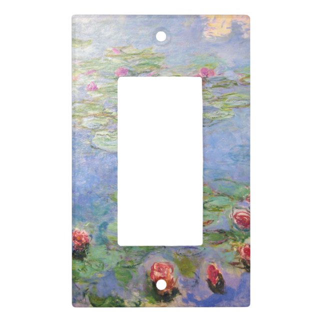 Claude Monet's Water Lilies Light Switch Cover (Front)