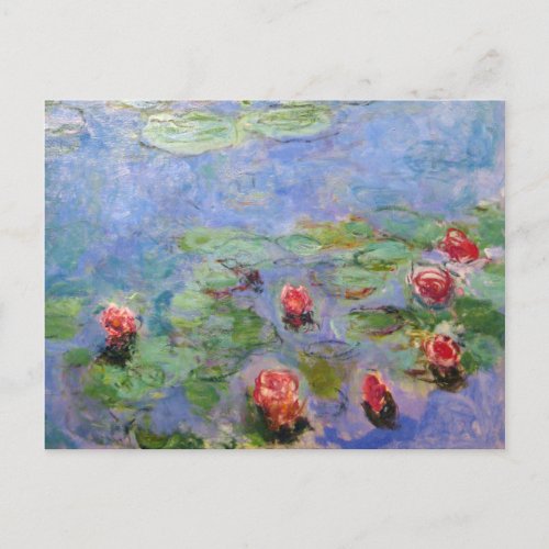 Claude Monets Water Lilies Postcard