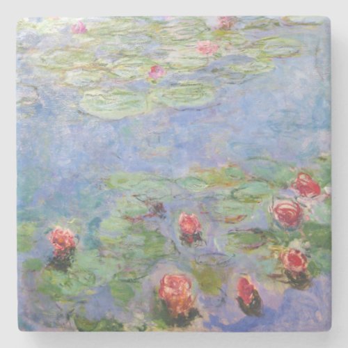 Claude Monets Water Lilies Stone Coaster
