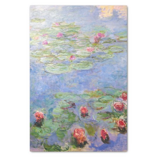 Claude Monet's Water Lilies Tissue Paper | Zazzle.com