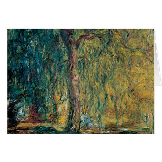 Claude Monet's Weeping Willow Cards (Front Horizontal)