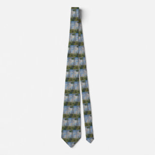 Claude Monet's Woman with a Parasol (The Stroll) Neck Tie