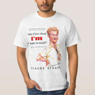 Claude Stuart Caricature by Tammie Graves T-Shirt