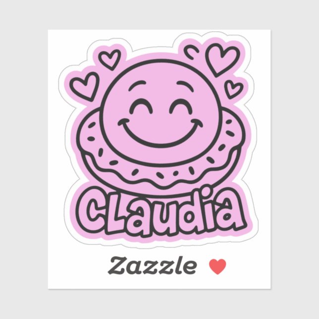 Claudia Doodle Emoji 2 Sticker (Sheet)