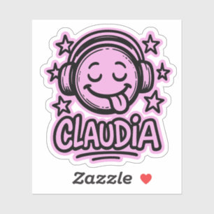 Claudia Doodle Emoji 3 Sticker