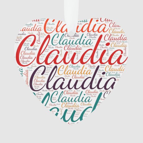 Claudia Ornament