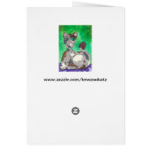 Claudia the Calico Cat Cards (Back)
