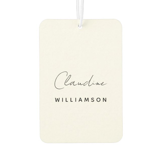 Claudine Williamson Air Freshener (Back)