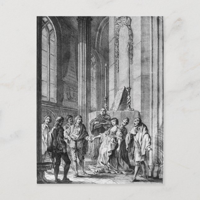 Claudio accusing Hero of faithlessness Postcard (Front)