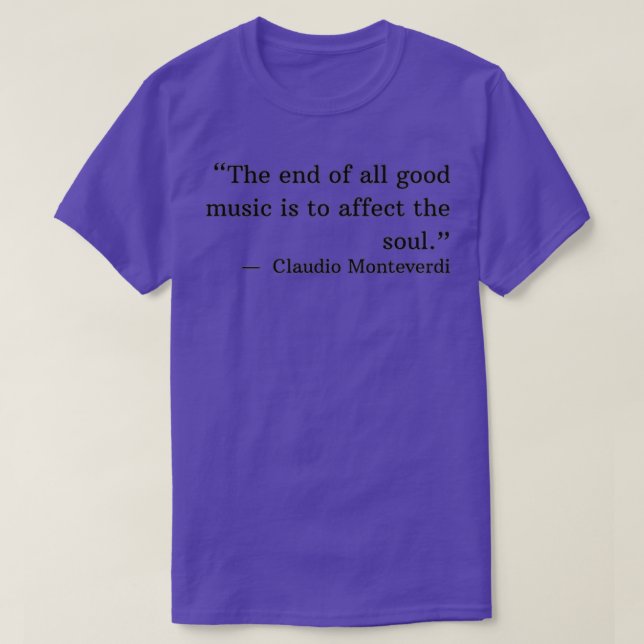 Claudio Monteverdi  T-Shirt (Design Front)