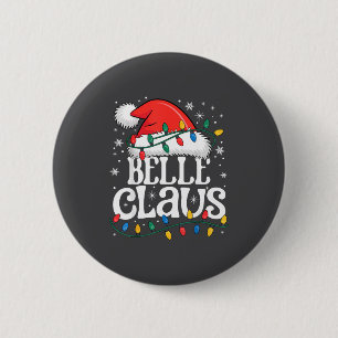 Claus Funny Xmas Christmas Grandma Holiday Style Button