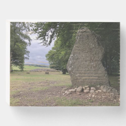 Clava Cairns_ Inverness Scotland Wood Block Wooden Box Sign