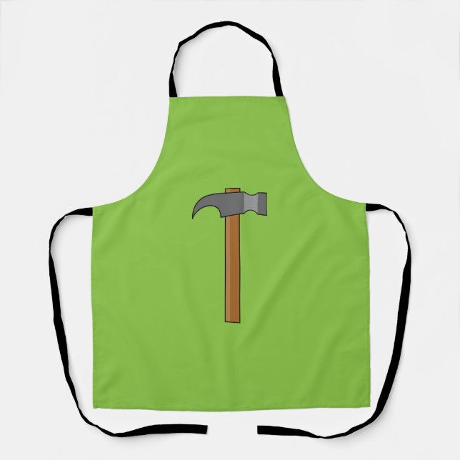 Claw Hammer Cartoon Apron (Front)