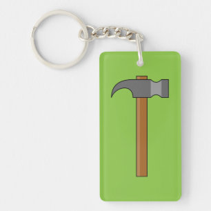 Claw Hammer Cartoon Keychain