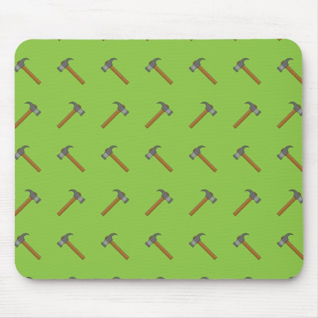 Claw Hammer Cartoon Mouse Pad (Front)