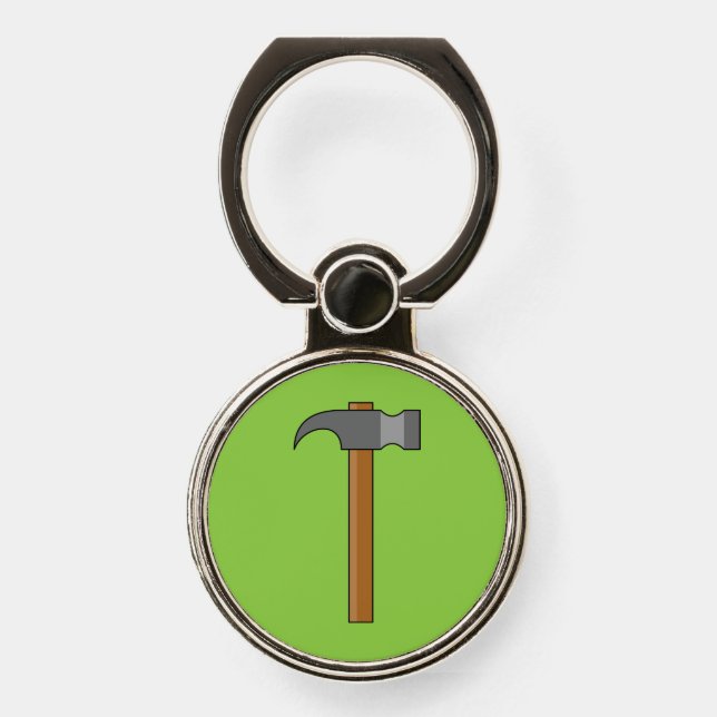 Claw Hammer Cartoon Phone Ring Stand (Front)
