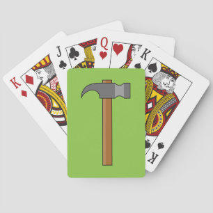 Claw Hammer Cartoon Poker Cards