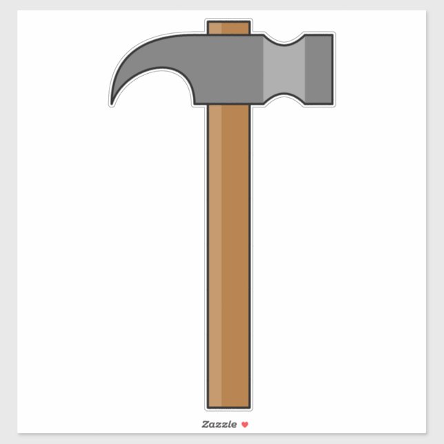 Claw Hammer Cartoon Sticker (Sheet)